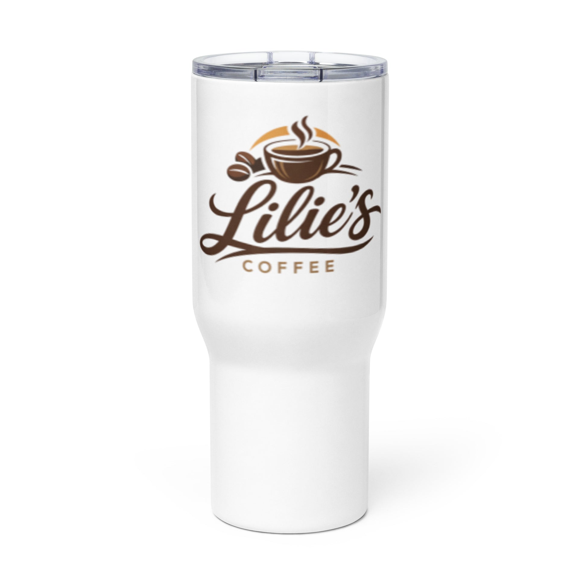Travel mug with a handle – Lilie's Coffee